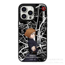 Joint Jujutsu Kaisen Mobile Phone Case Suitable for Iphone16pro Max Apple Mirror Material Anti-fall Collection Birthday Gift