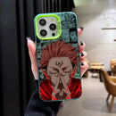 Jujutsu Kaisen Gojo Sukuna Hard Phone Case for iPhone 17 Air 16 15 11 12 14 13 Pro Max XS X XR Plus 8 7 SE 2020 Shockproof Cover