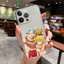 Anime Seven Deadly Sins Phone Cover For iPhone 11 12 13 14 15 16 17 Pro Max 17AIR 14 15 16 Plus Clear Soft Silicone TPU Case