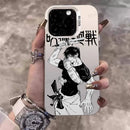 J-Jujutsu Toji Kaisen F-Fushiguro Phone Case For iPhone 17 16 15 14 13 12 11 Pro Max Plus Pro Colorful Shell