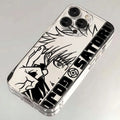New 2024 Black Anime Jujutsu Kaisen Hot Phone Case For iPhone 16 15 14 13 12 11 Mini Pro Max XR XSMax 7 8 Plus SE20 Transparent