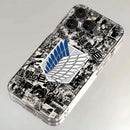 Attack on Titan Anime Phone Case Transparent Cover