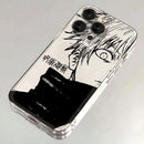 New 2024 Black Anime Jujutsu Kaisen Hot Phone Case For iPhone 16 15 14 13 12 11 Mini Pro Max XR XSMax 7 8 Plus SE20 Transparent