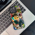 Anime Dandadan Phone Case For iPhone 17,16,15,14,13,12,11,Pro,XS,Max,Plus,Mini,SE Black Candy Matte Shockproof Cover