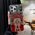 Jujutsu Kaisen Gojo Sukuna Hard Phone Case for iPhone 17 Air 16 15 11 12 14 13 Pro Max XS X XR Plus 8 7 SE 2020 Shockproof Cover