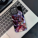 Anime Dandadan Phone Case For iPhone 17,16,15,14,13,12,11,Pro,XS,Max,Plus,Mini,SE Black Candy Matte Shockproof Cover
