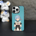 Cartoon Re:Zero Rem Matte Phone Case