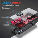 Bakugou Katsuki Phone Case Tempered My Hero Academia Glass For IPhone 17 16 15 Pro Max 14 13 12 Mini  Plus Ultra phone case