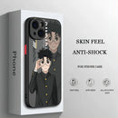 Anime Cute Lucky Cat Dandadan Phone Case For iPhone 17 16e 16 15 14 13 12 11 Mini Pro Air  Max X XR XSMax 7 8 Plus Back Cover