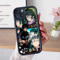 Jujutsu Kaisen Maki Zenin Phone Case for iPhone 17 16 15 14 13 12 11 Air Pro Max Plus Thicken TPU Colorful Cover Cover Luxury