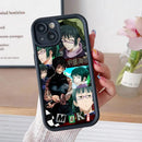 Jujutsu Kaisen Maki Zenin Phone Case for iPhone 17 16 15 14 13 12 11 Air Pro Max Plus Thicken TPU Colorful Cover Cover Luxury
