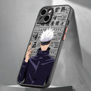 Jujutsus Kaisens Gojos Sugurus Phone Case for iPhone 16 15 14 Plus 13 12 Mini 11 Pro Max X Xs XR 7 8 Matte Transparent Hard Capa