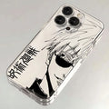 New 2024 Black Anime Jujutsu Kaisen Hot Phone Case For iPhone 16 15 14 13 12 11 Mini Pro Max XR XSMax 7 8 Plus SE20 Transparent