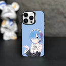 Cartoon Re:Zero Rem Matte Phone Case
