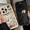 Dandadans Anime Cute Phone Case for iPhone 17 16e 16 15 14 13 12 11 Air Pro Max Mini XR XS X 7 8 Plus Soft TPU Back Cover