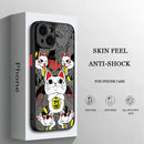 Anime Cute Lucky Cat Dandadan Phone Case For iPhone 17 16e 16 15 14 13 12 11 Mini Pro Air  Max X XR XSMax 7 8 Plus Back Cover