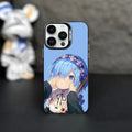 Cartoon Re:Zero Rem Matte Phone Case