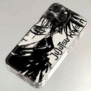 New 2024 Black Anime Jujutsu Kaisen Hot Phone Case For iPhone 16 15 14 13 12 11 Mini Pro Max XR XSMax 7 8 Plus SE20 Transparent