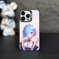 Cartoon Re:Zero Rem Matte Phone Case